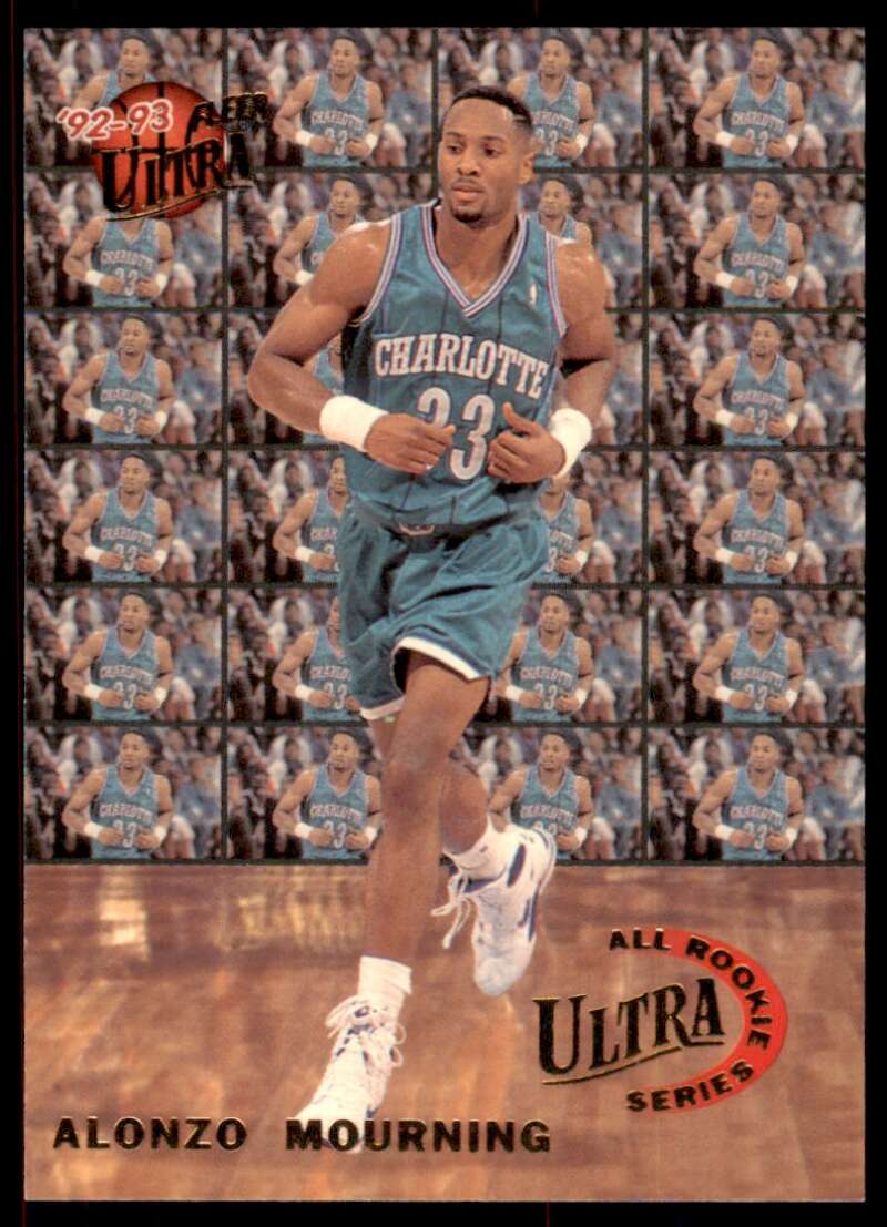 Alonzo Mourning Rookie Card 1992-93 Ultra All-Rookie-Team #6 Image 1