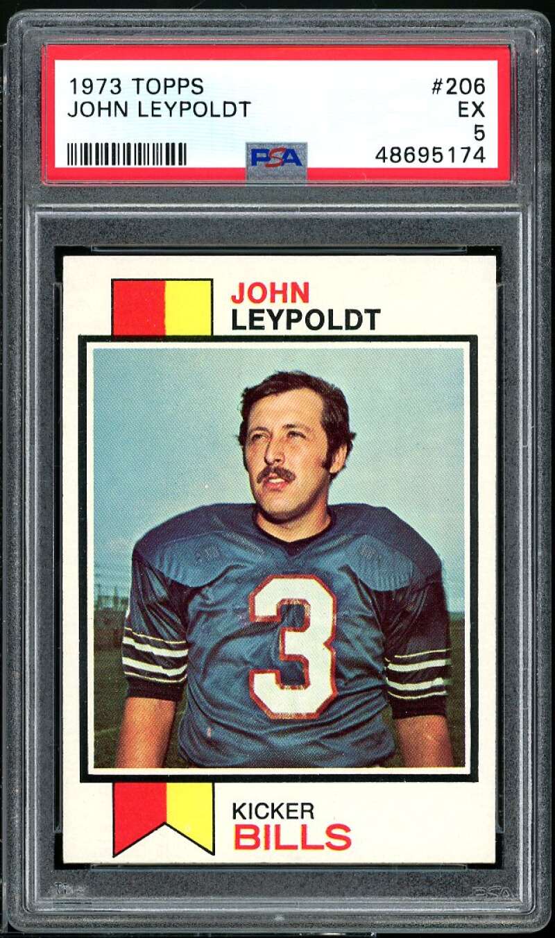 John Leypoldt Card 1973 Topps #206 PSA 5 Image 1