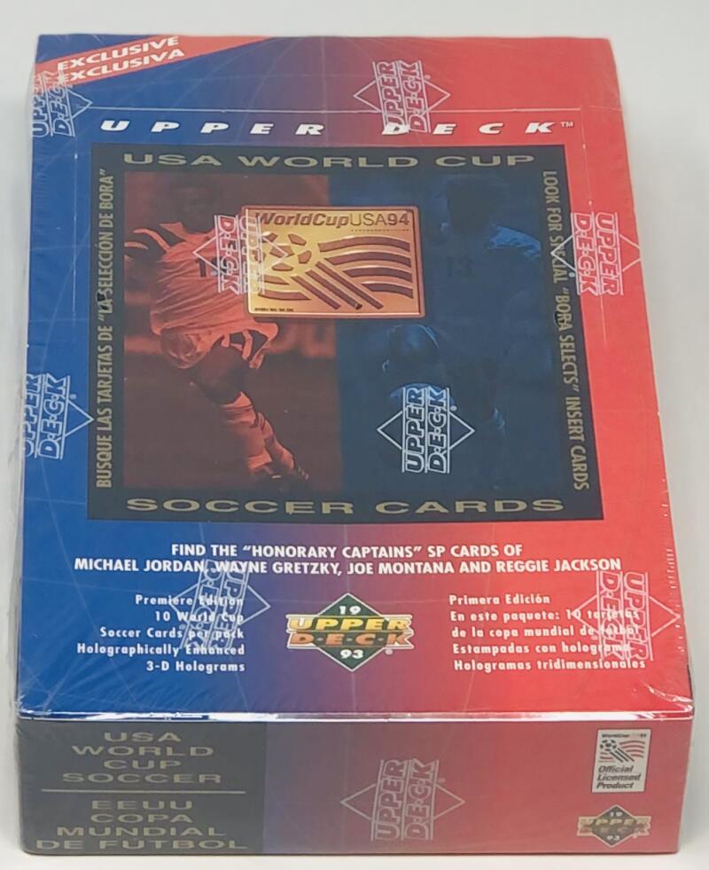 1993-94 Upper Deck USA World Cup Soccer Box Image 2