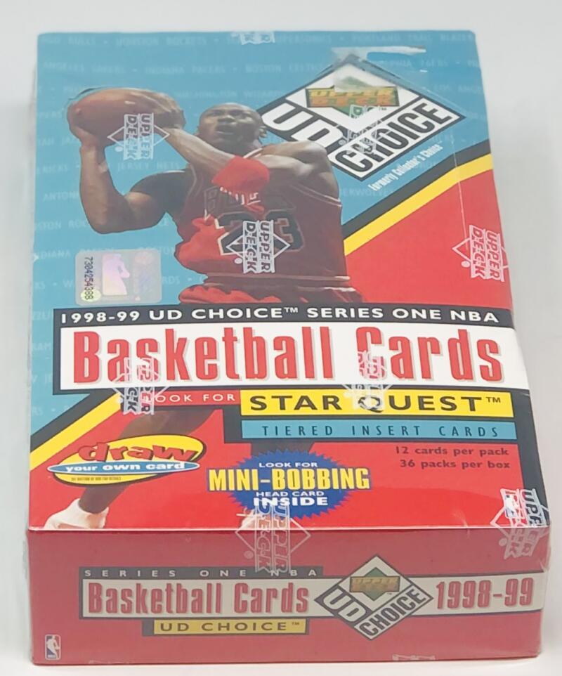1998-99 UD Choice Series One Star Quest Basketball Box Image 3