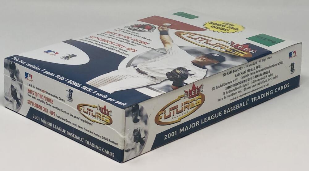 2001 Fleer Future 8 Pack Baseball Blaster Box Image 3