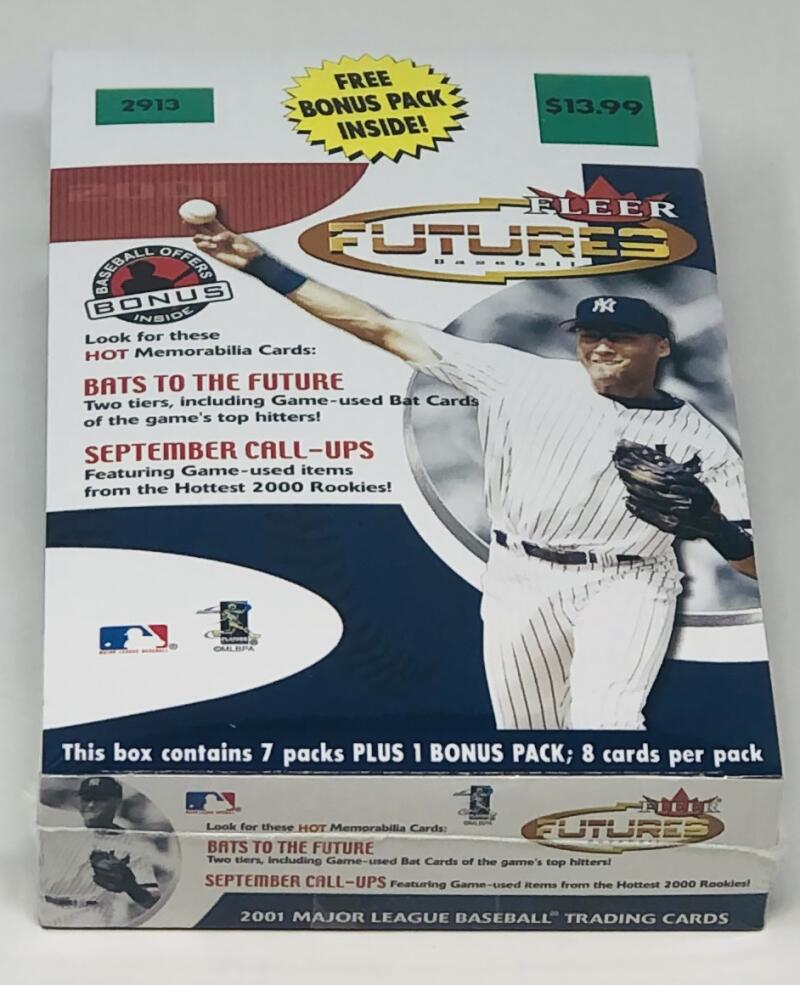 2001 Fleer Future 8 Pack Baseball Blaster Box Image 1