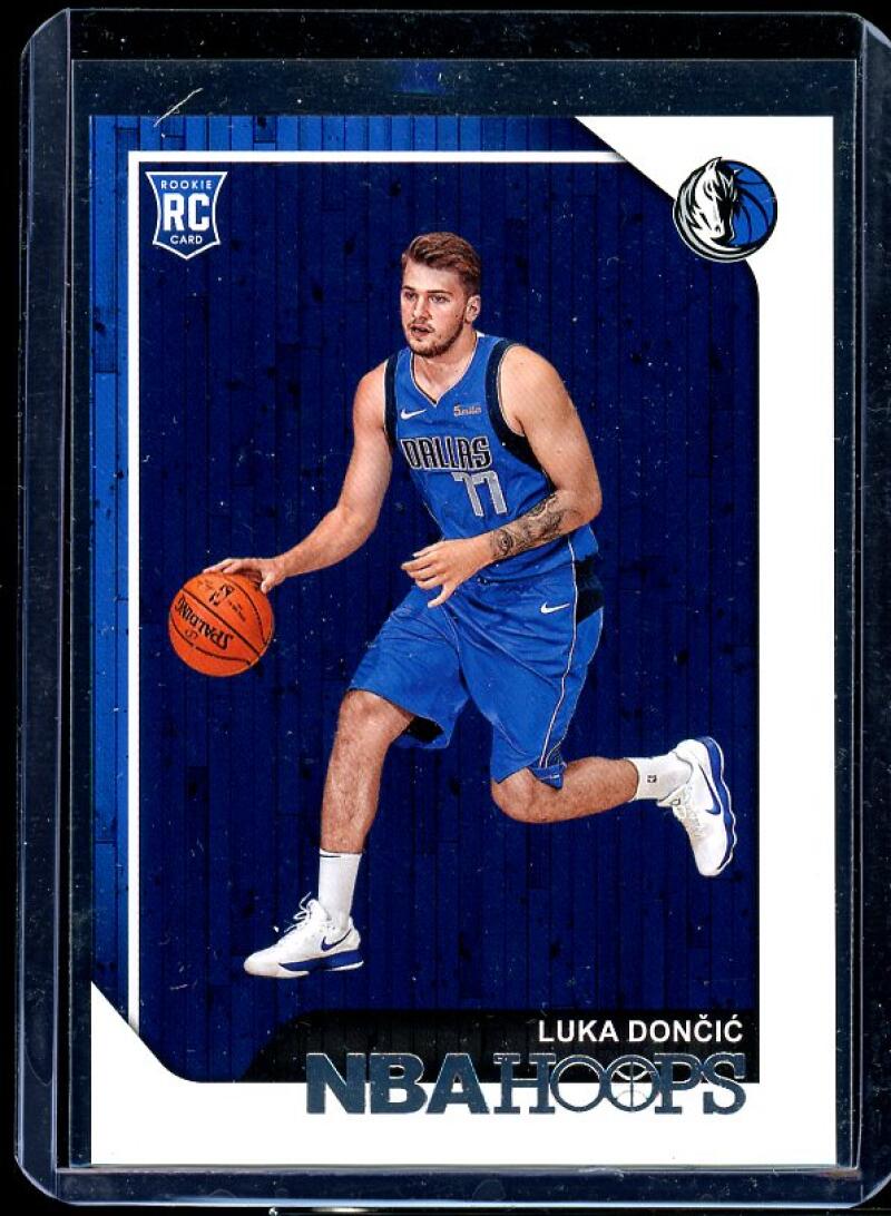 Luka Doncic Rookie Card 2018-19 Hoops #268 Image 1