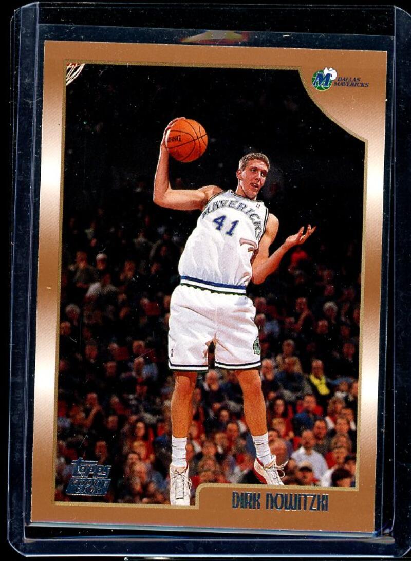 Dirk Nowitzki Rookie Card 1998-99 Topps #154 Image 1