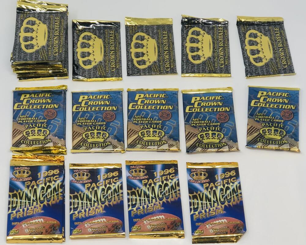 (31) 1996 Pacific Football Mix Pack Lot Image 2