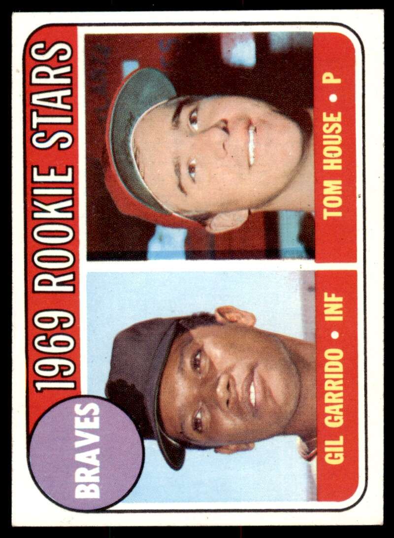 Braves Rookies - Gil Garrido/Tom House Card 1969 Topps #331 Image 1