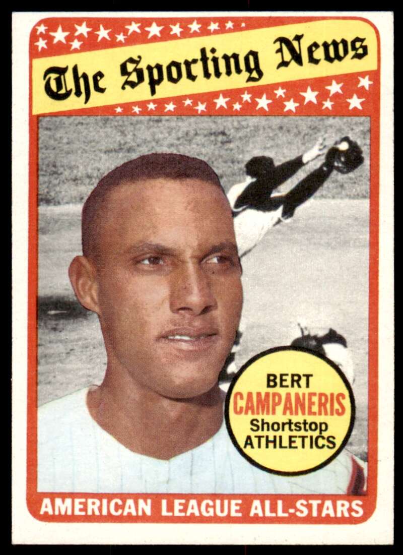 Bert Campaneris Card 1969 Topps #423 Image 1