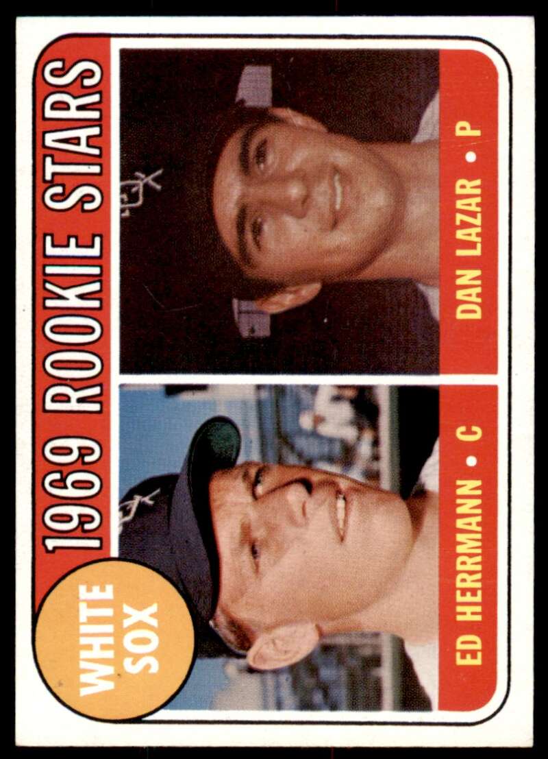 White Sox Rookies - Ed Herrmann/Dan Lazar Rookie Card 1969 Topps #439 Image 1