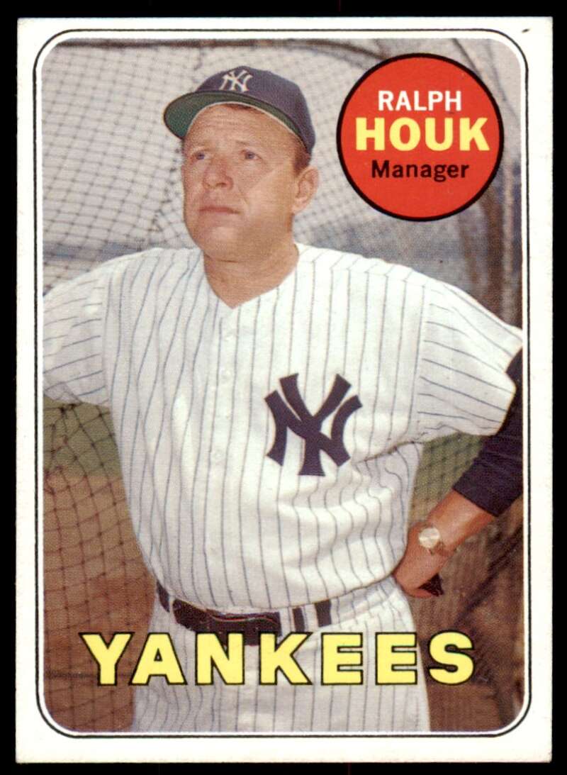 Ralph Houk Card 1969 Topps #447B Image 1