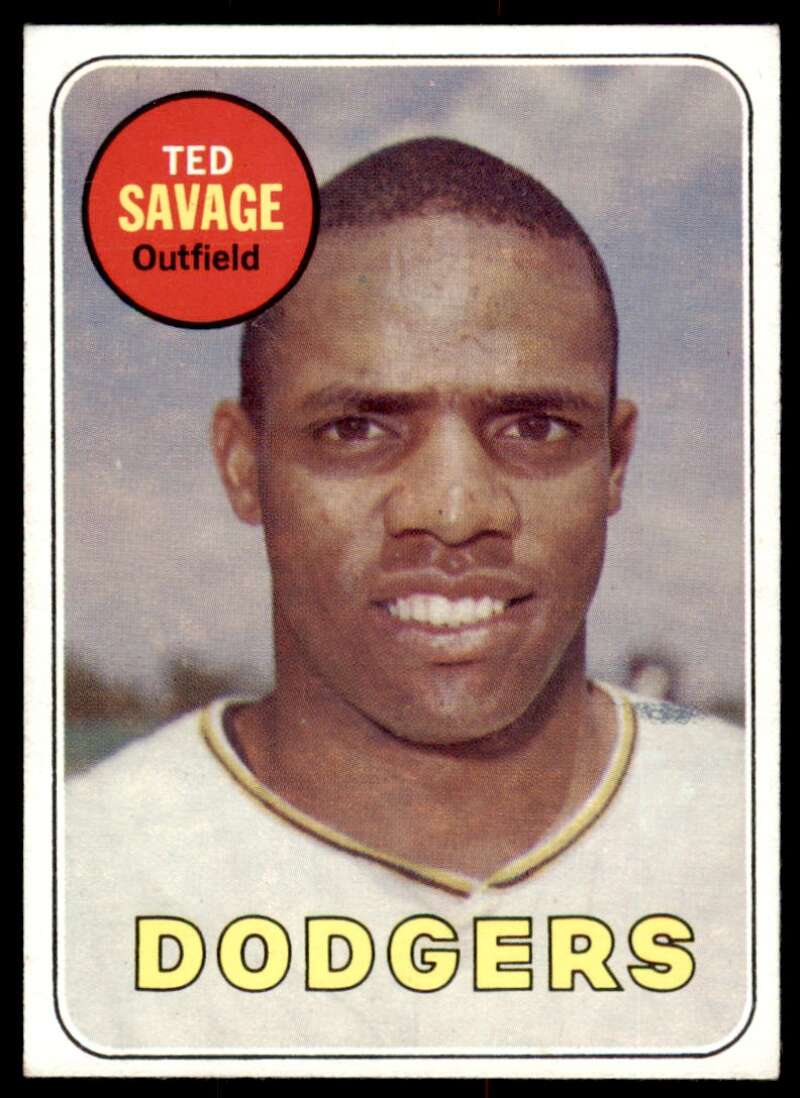 Ted Savage Card 1969 Topps #471B Image 1