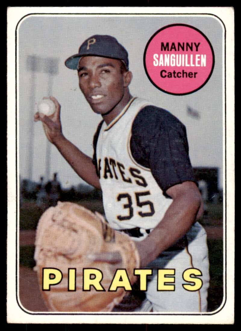 Manny Sanguillen Card 1969 Topps #509 Image 1