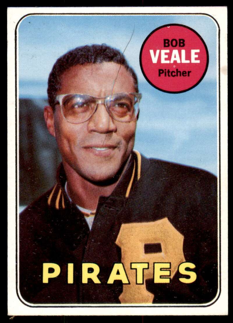 Bob Veale Card 1969 Topps #520 Image 1