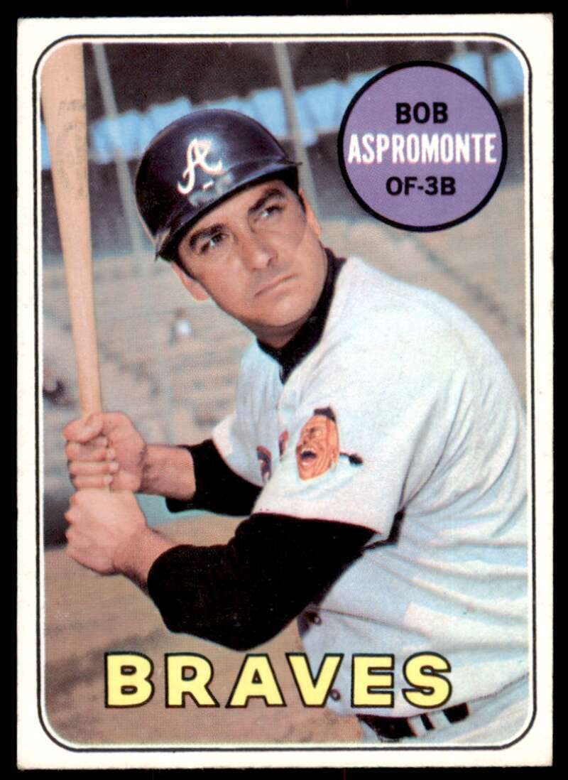 Bob Aspromonte Card 1969 Topps #542 Image 1