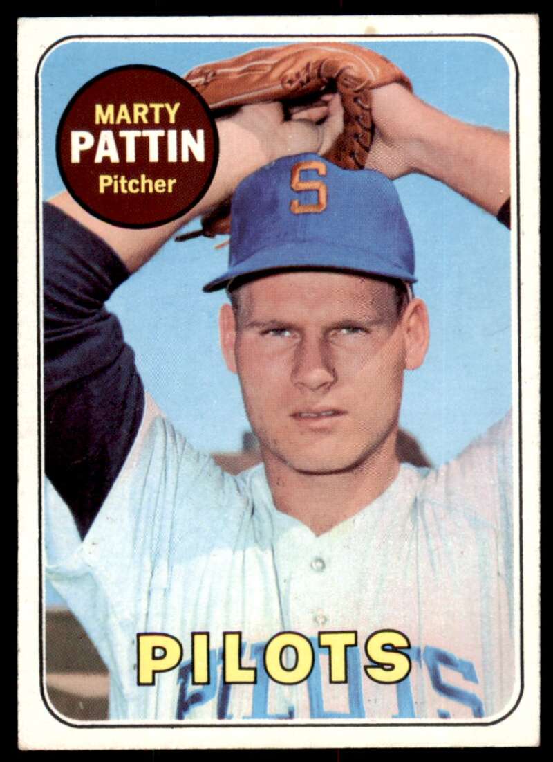 Marty Pattin Card 1969 Topps #563 Image 1