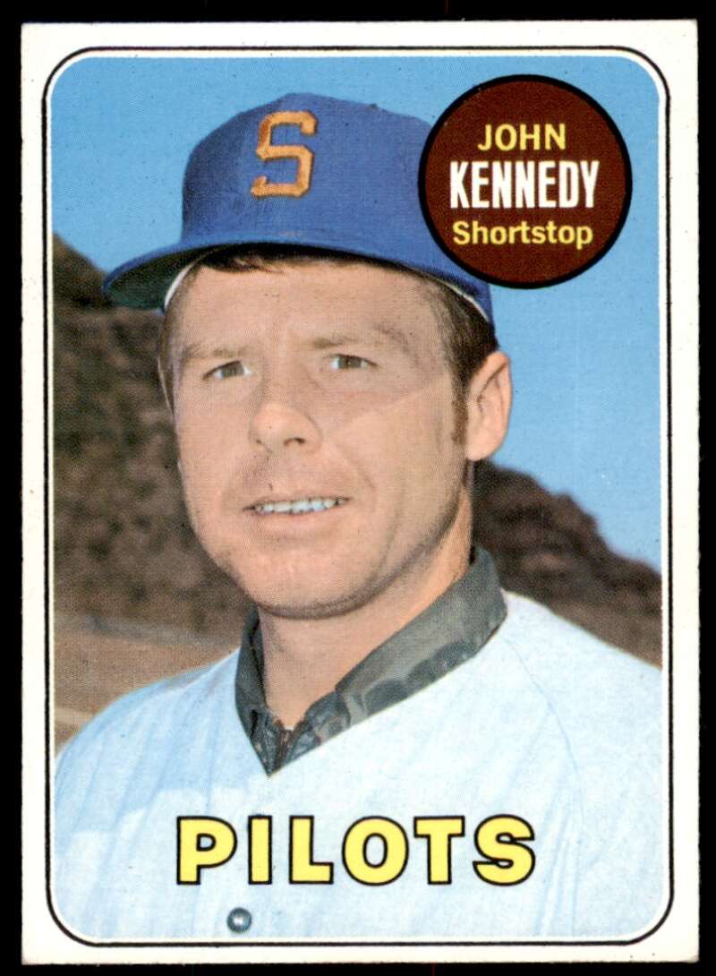 John Kennedy Card 1969 Topps #631 Image 1