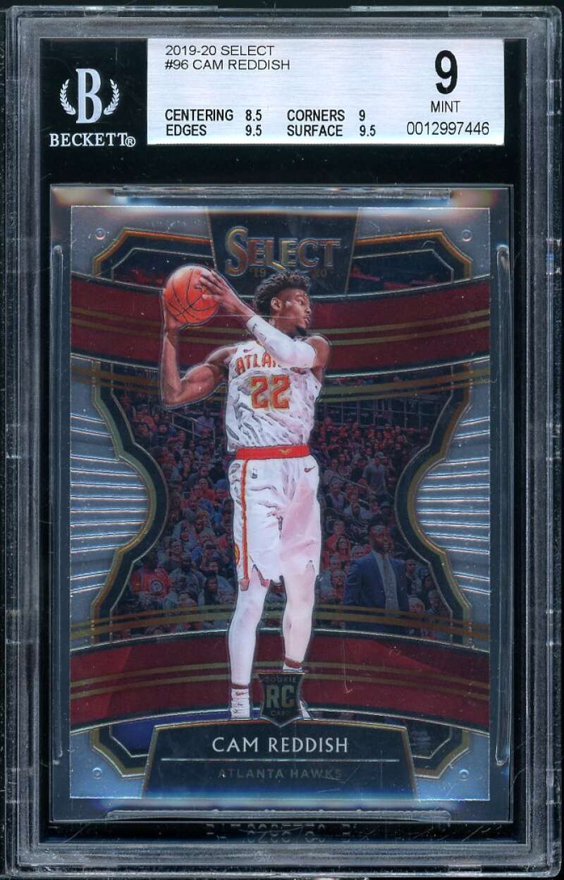 Cam Reddish Rookie Card 2019-20 Select #96 BGS 9 (8.5 9 9.5 9.5) Image 1