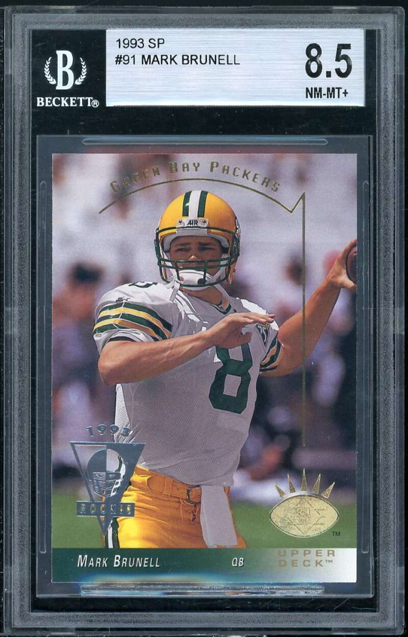 Mark Brunell Rookie Card 1993 SP #91 BGS 8.5 (9.5 8 8.5 9) Image 1