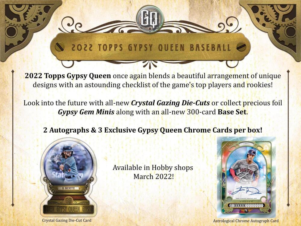 2022 Topps Gypsy Queen Baseball Hobby Box Image 4