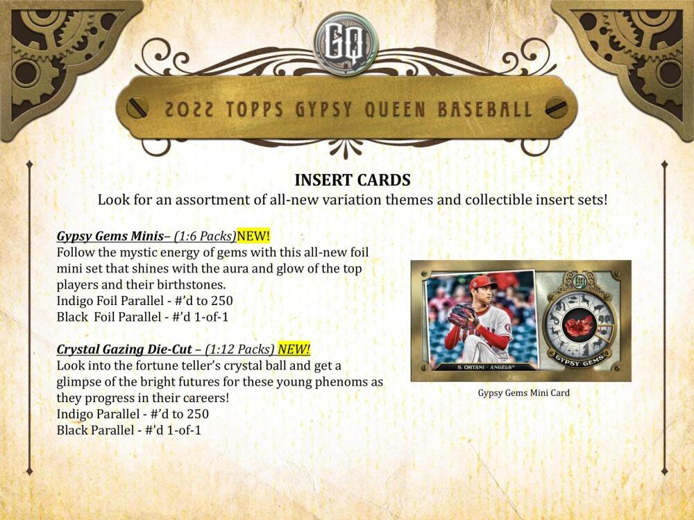 2022 Topps Gypsy Queen Baseball Hobby Box Image 6