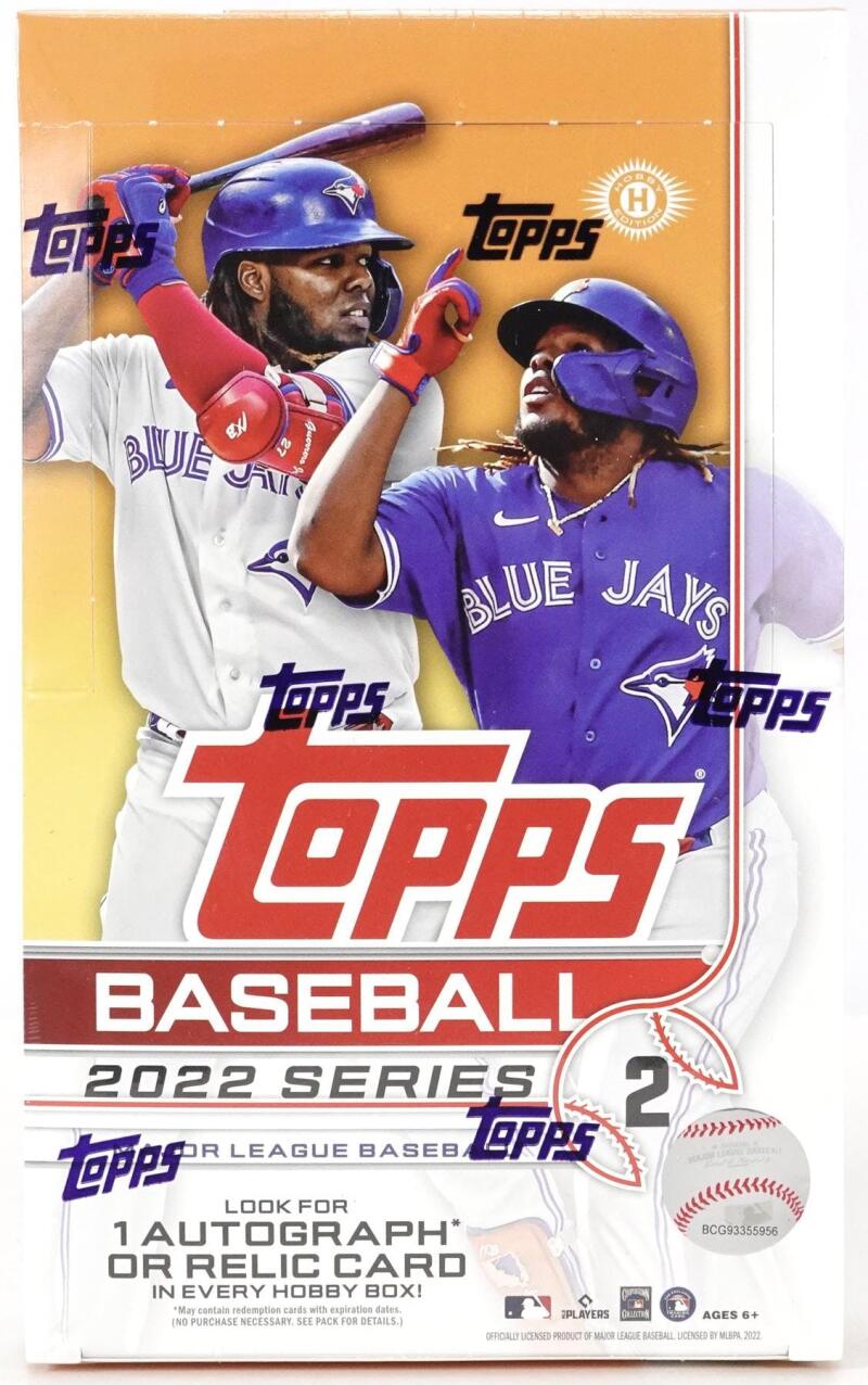 2022 Topps Series 2 Baseball Hobby Box Image 1