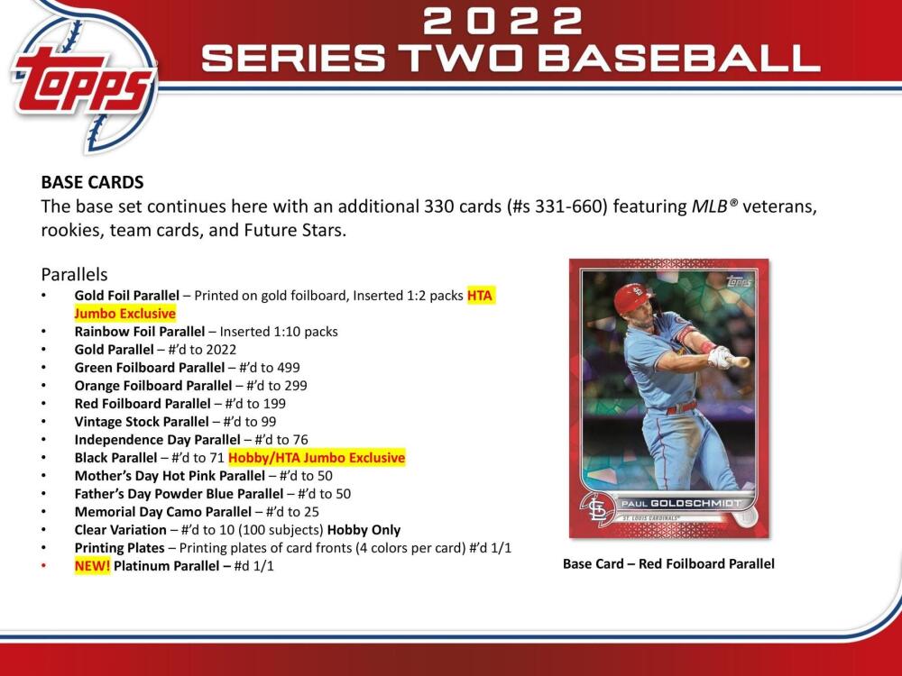 2022 Topps Series 2 Baseball Hobby Box Image 4