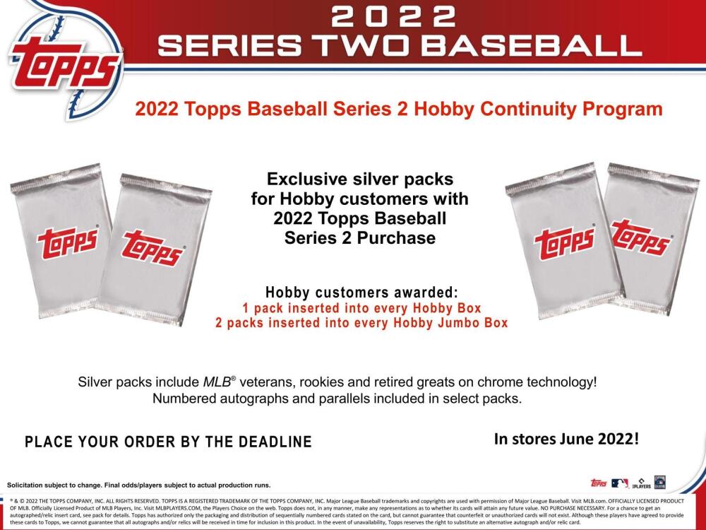 2022 Topps Series 2 Baseball Hobby Box Image 9