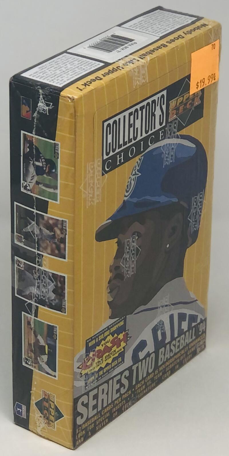 1994 Collector's Choice Series 2 Baseball Box Image 1