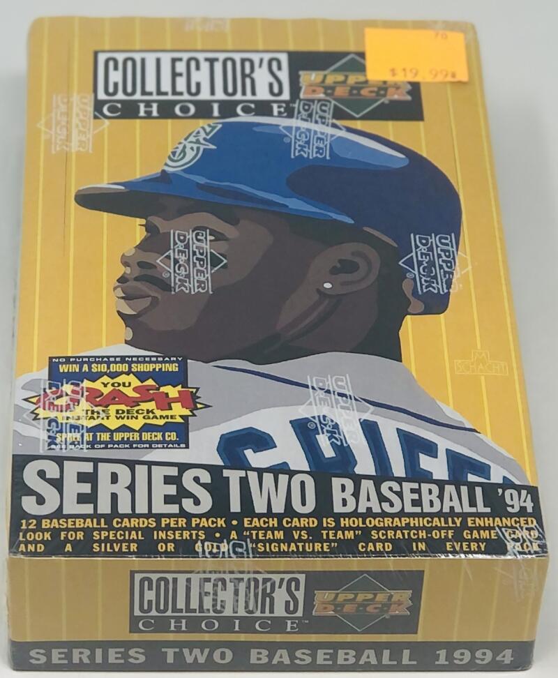 1994 Collector's Choice Series 2 Baseball Box Image 2