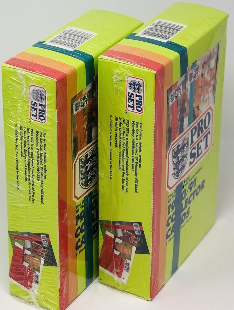 (2) 1990-91 Pro Set Soccer Box Lot Image 2