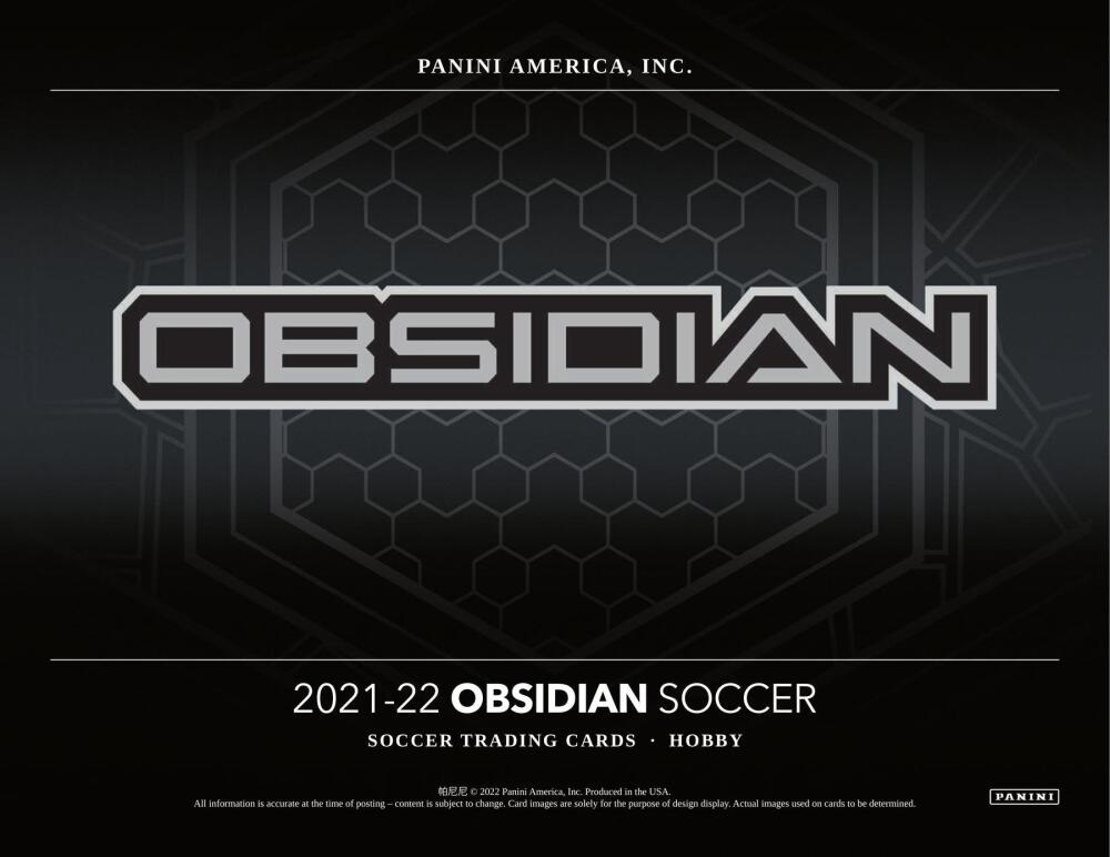 2021-22 Panini Obsidian Soccer Hobby Box Image 3
