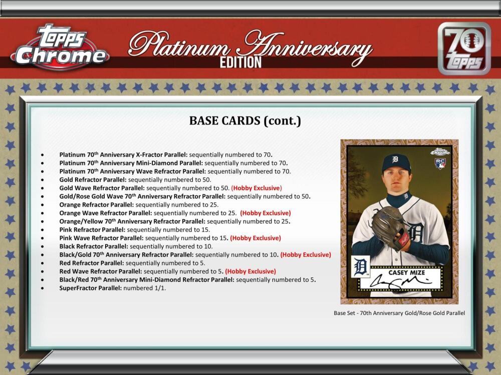 2021 Topps Chrome Platinum Anniversary Baseball Hobby LITE Box Image 5