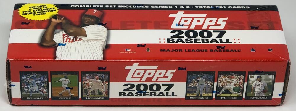 2007 Topps Exclusive Rookie Variation Factory Baseball Set Image 1