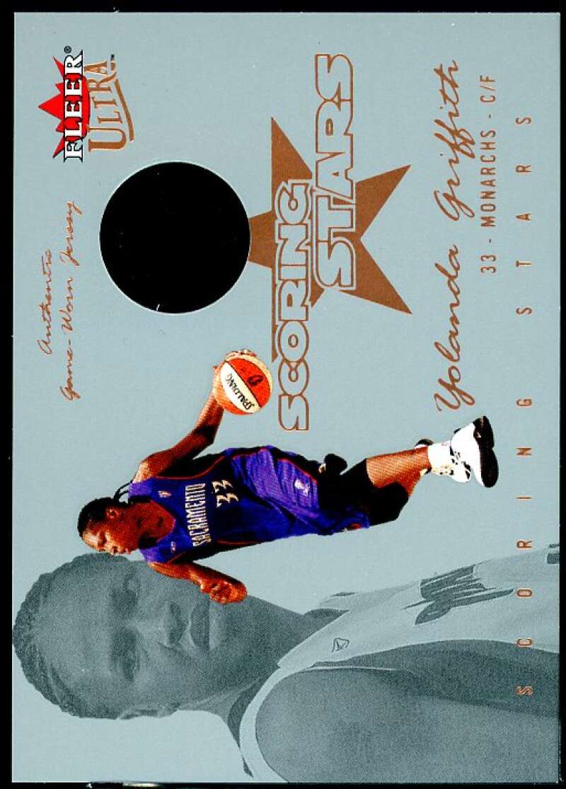 Yolanda Griffith Card 2004 Ultra WNBA Scoring Stars Jerseys #11  Image 1