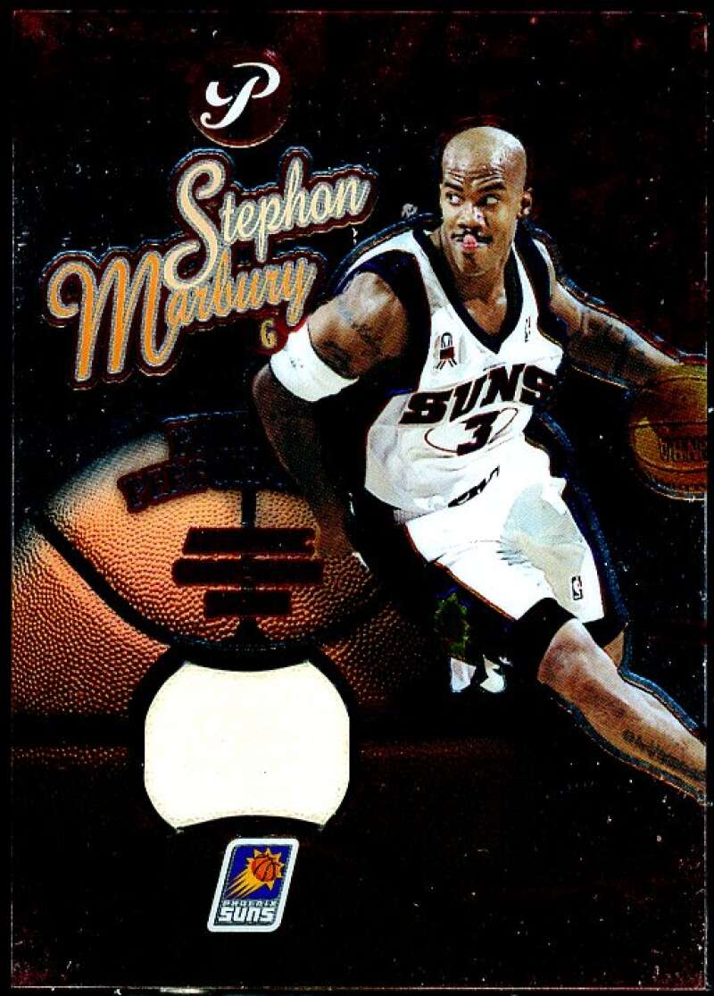 Stephon Marbury Card 2002-03 Topps Pristine Performance #PPESM  Image 1