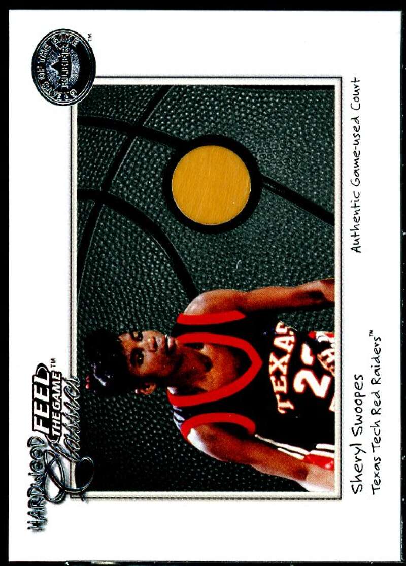 Sheryl Swoopes Card 2001 Greats of the Game Feel the Game Hardwood Classics #18  Image 1