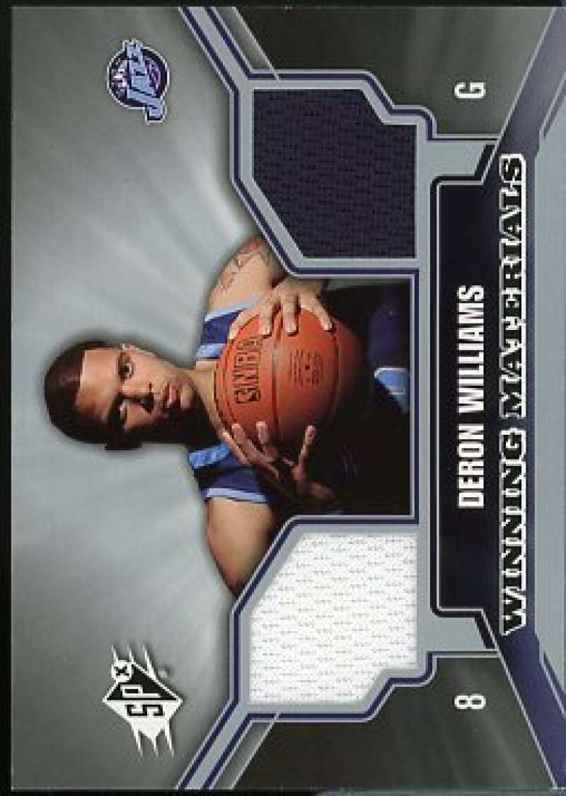 Deron Williams Card 2005-06 SPx Winning Materials #DE  Image 1