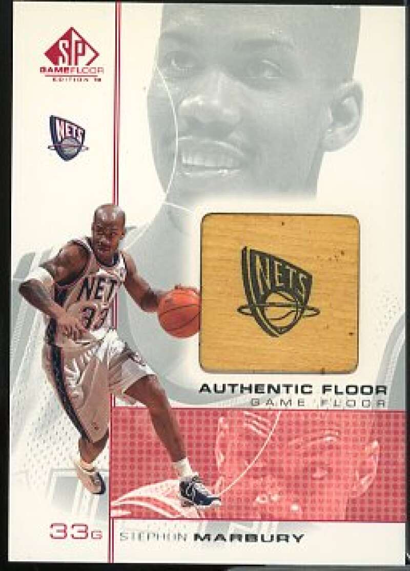 Stephon Marbury Card 2000-01 SP Game Floor Authentic Floor #SM  Image 1