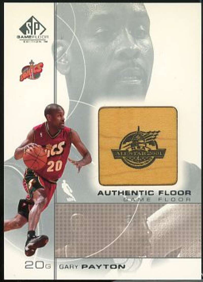 Gary Payton Card 2000-01 SP Game Floor Authentic Floor #GP  Image 1