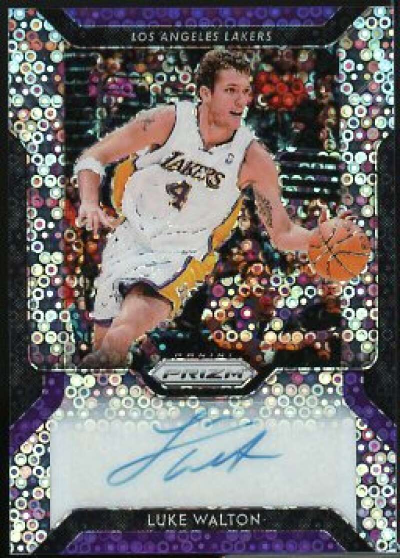 Luke Walton Card 2018-19 Panini Prizm Fast Break Autographs #12  Image 1