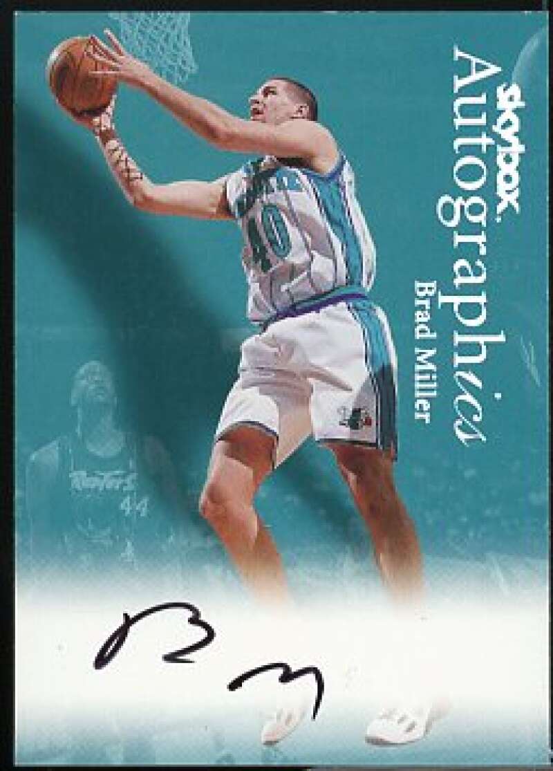 Brad Miller Card 1999-00 SkyBox Premium Autographics #75  Image 1