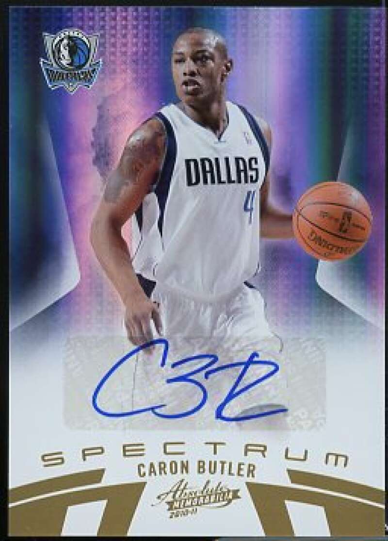 Caron Butler Card 2010-11 Absolute Memorabilia Spectrum Signatures Gold #44  Image 1