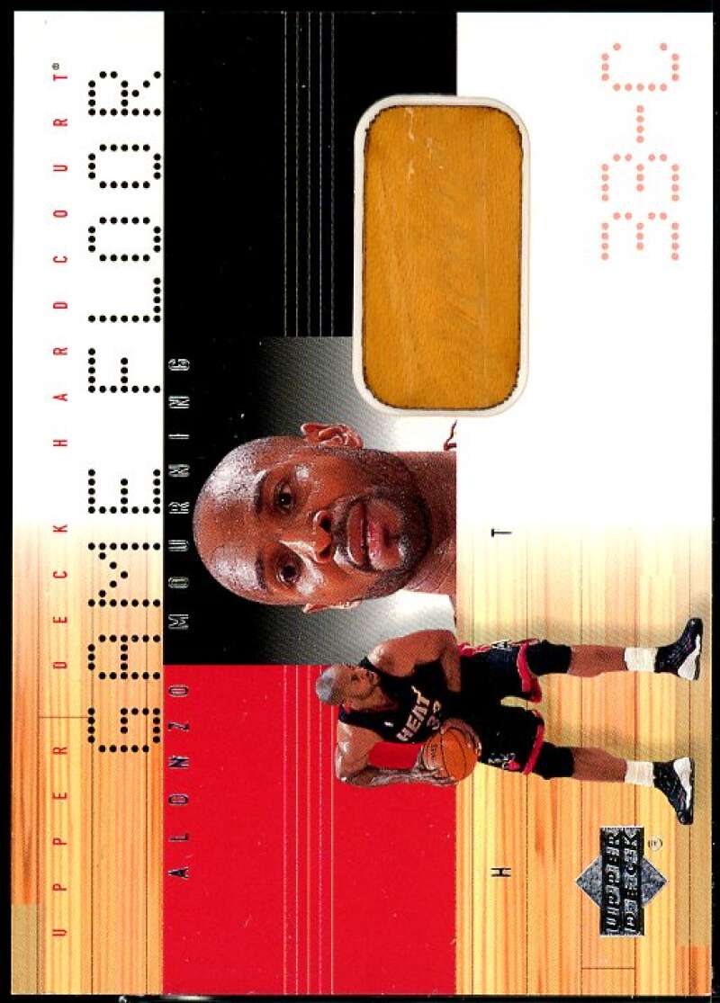 Alonzo Mourning Card 2000-01 Upper Deck Hardcourt Game Floor #AMF  Image 1