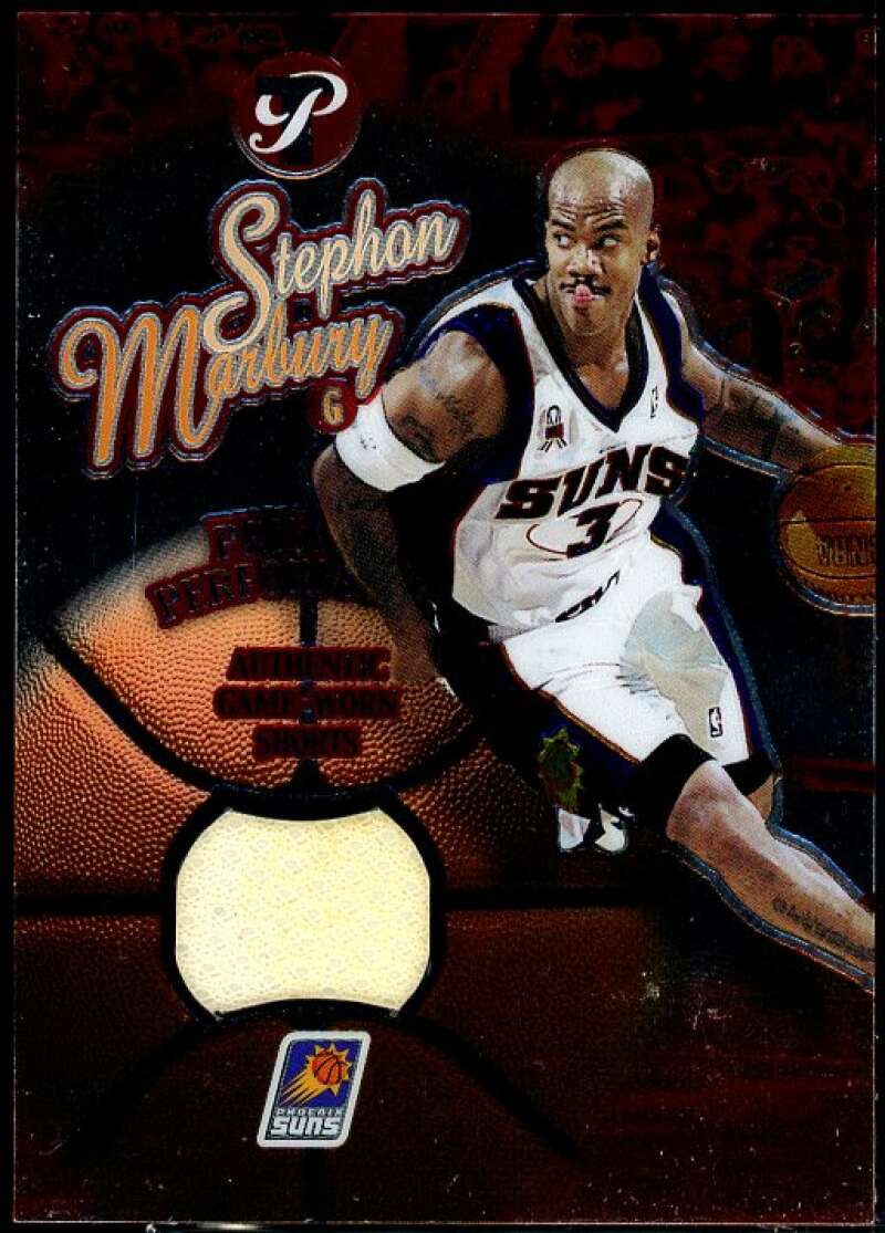 Stephon Marbury Card 2002-03 Topps Pristine Performance #PPESM  Image 1