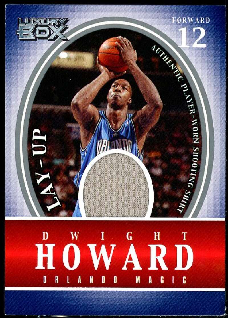 Dwight Howard Card 2004-05 Topps Luxury Box Lay-Up Relics #DH  Image 1