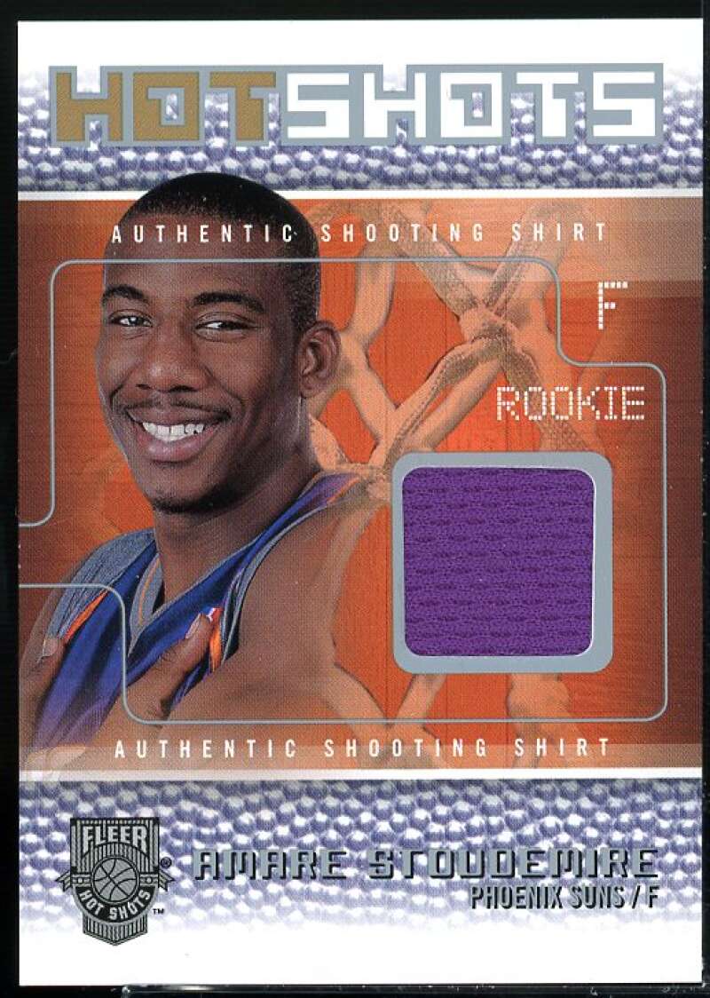 Amare Stoudemire Card 2002-03 Fleer Hot Shots Hot Shots Inserts Game-Used #AS  Image 1