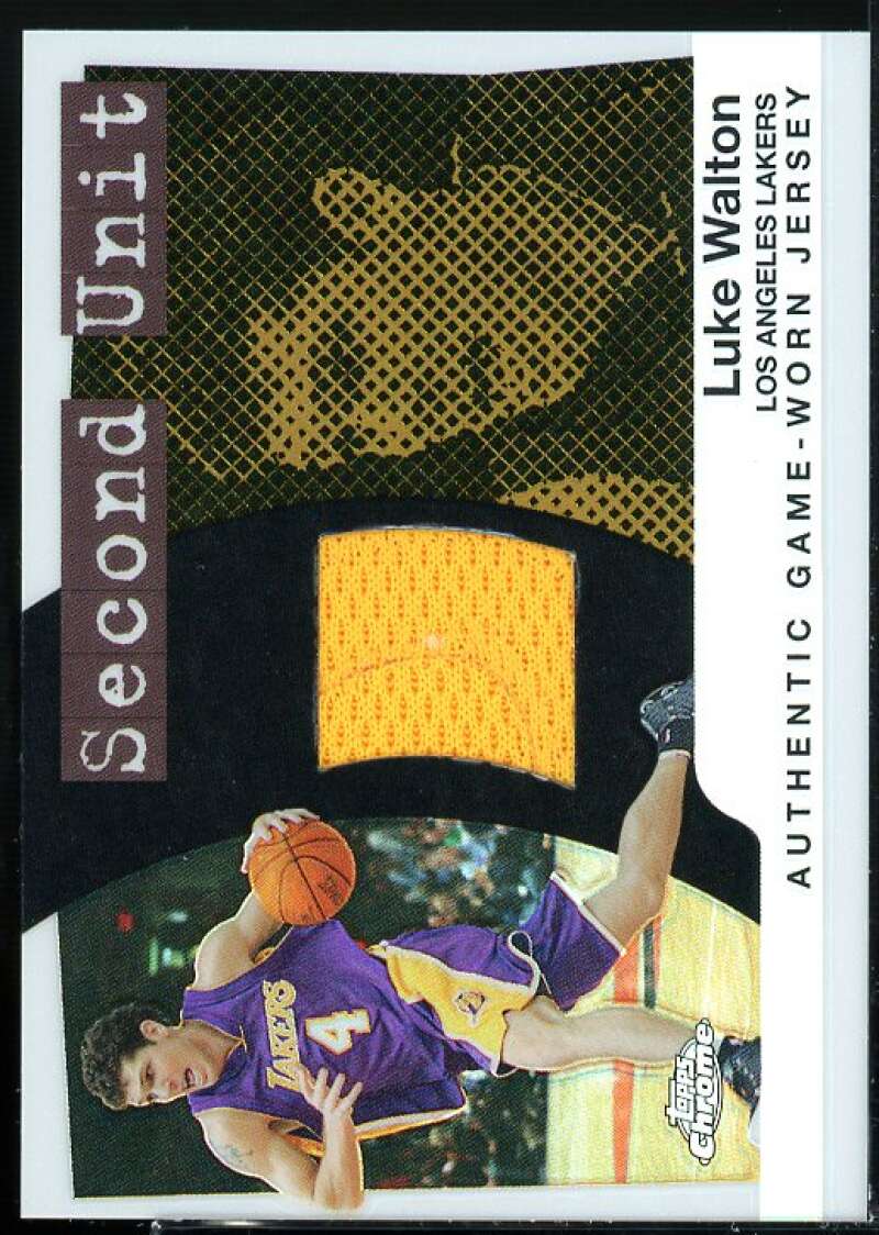 Luke Walton Card 2005-06 Topps Chrome Second Unit Refractors #LW  Image 1