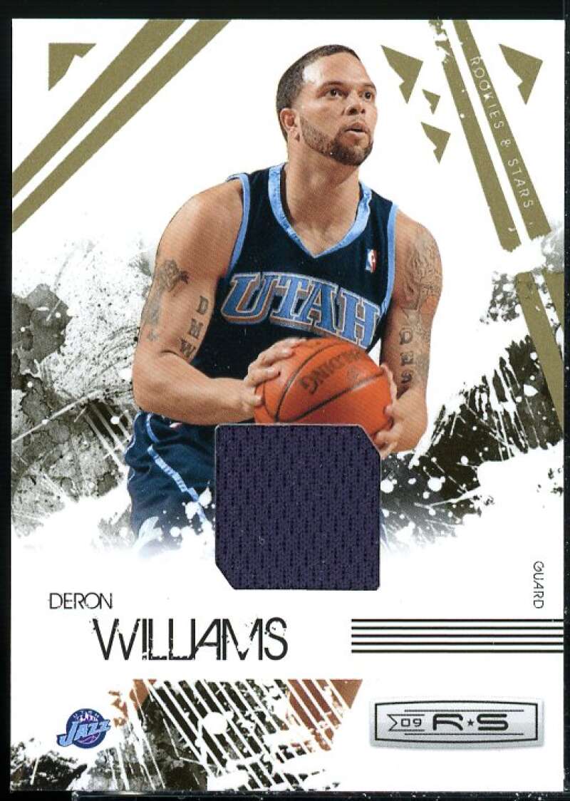 Deron Williams Card 2009-10 Rookies and Stars Gold Materials #93  Image 1