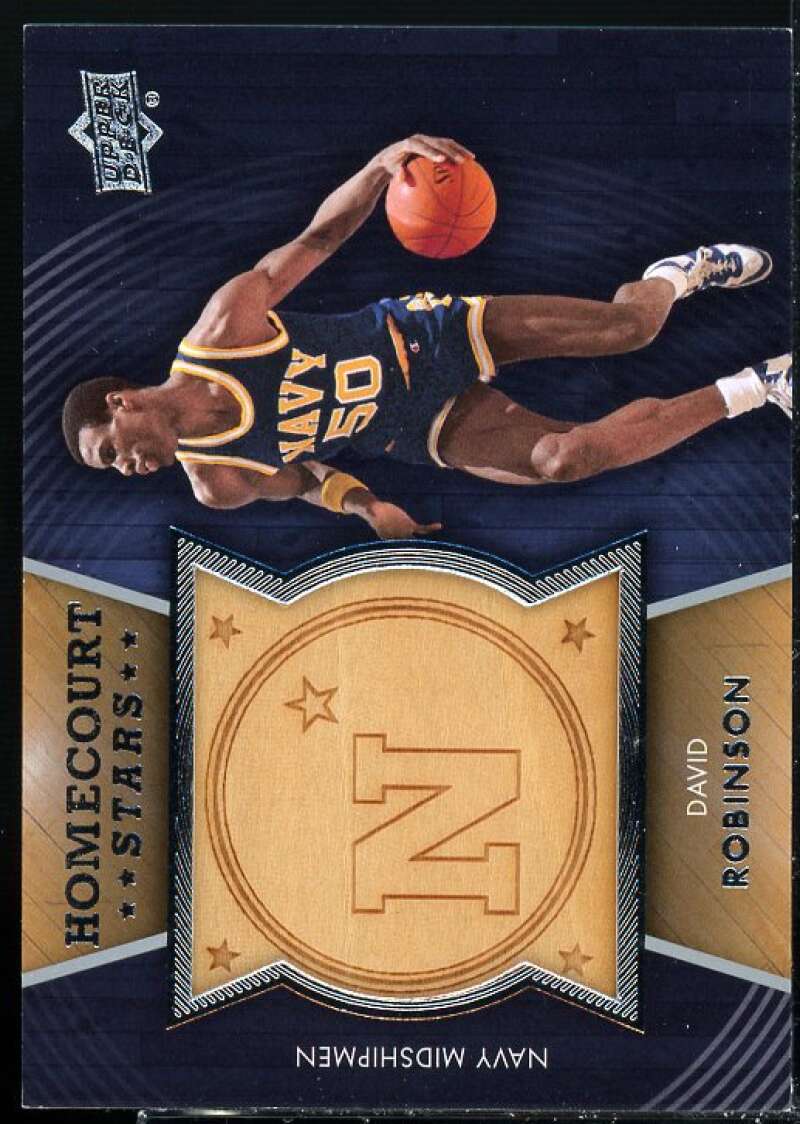 David Robinson Card 2014-15 Upper Deck Lettermen Home Court Stars #HSDR  Image 1