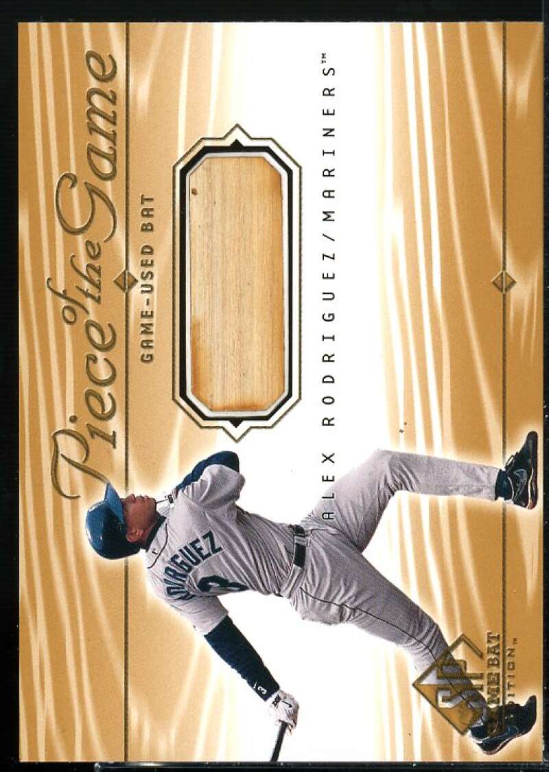 Alex Rodriguez Card 2001 SP Game Bat Edition Piece of the Game #AR  Image 1