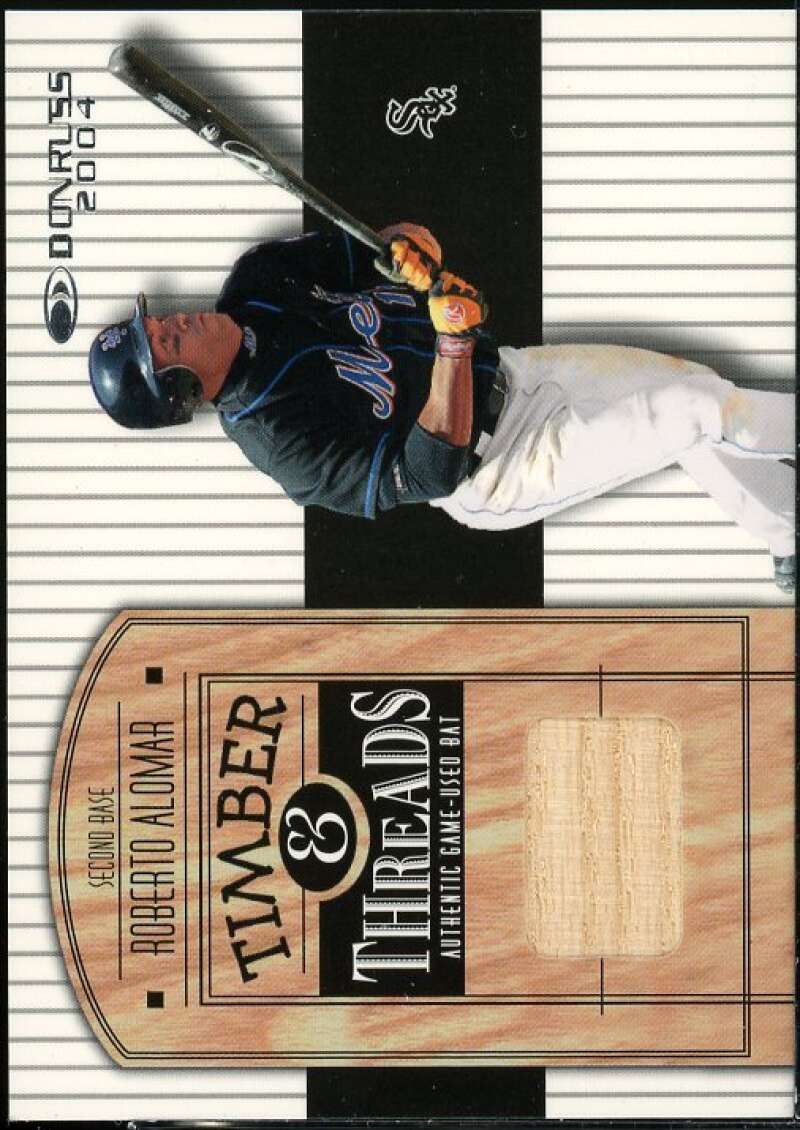 Roberto Alomar Card 2004 Donruss Timber and Threads #36  Image 1